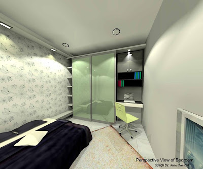 Bedroom on Perspective Drawing For Ms Wang Siau Woon  Amend Plan For Bedroom