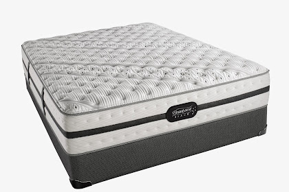 Simmons Beautyrest Dark Alexia & Latex Mattress Topper.