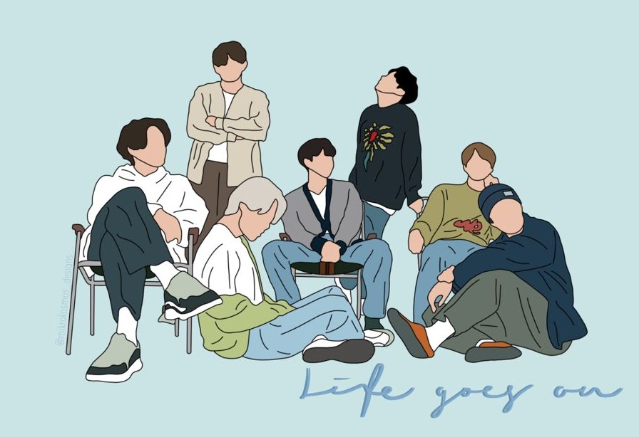 Arti Terjemahan dan Lirik Lagu BTS yang Berjudul “Life Goes On”