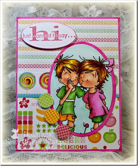 Sassy Cheryl's Stamps, copics