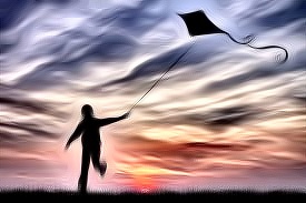  16 year old child flying a kite ... falls and dies