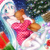 Anime girl on the Christmas eve Wallpaper