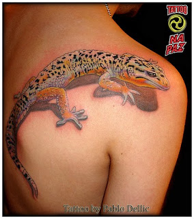 lizard tattoo art design