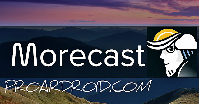  تطبيق Morecast Weather & Meteo Radar v4.0.5 لتوقع حالة الطقس على الاندرويد logo