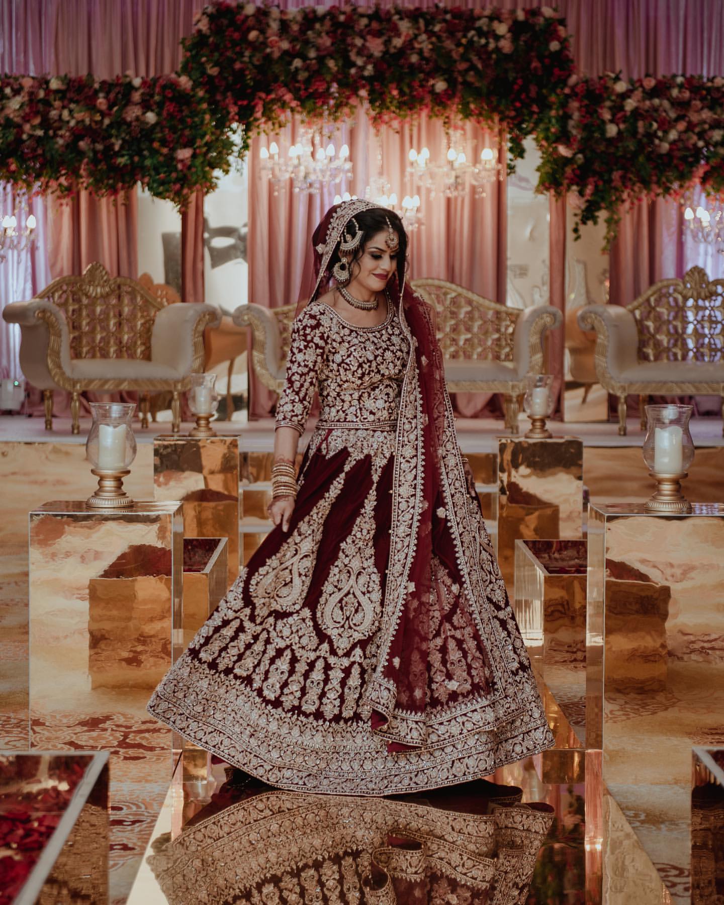 Bridal in Red Dress