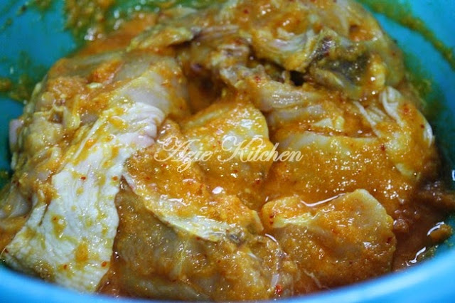 Ayam Bakar Berempah Kelantan Yang Sedap - Azie Kitchen