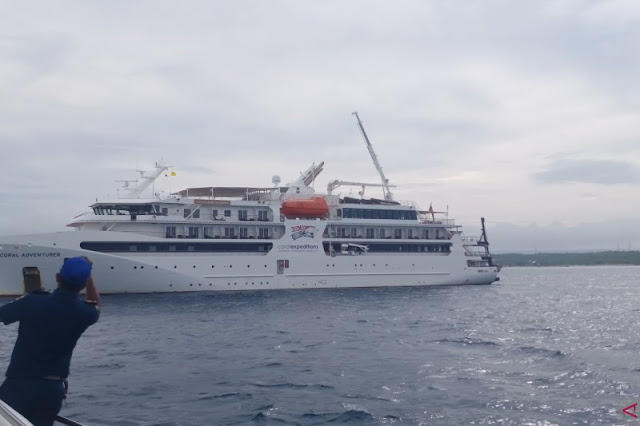 KKP: Penumpang dan kru kapal mv coral adventure negatif virus corona