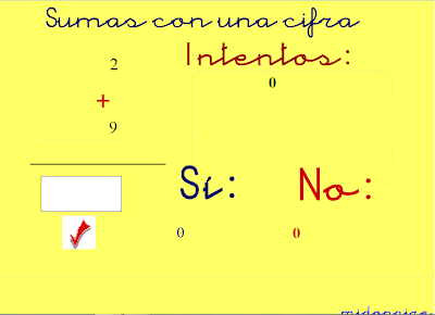 Sumas con una cifra,suma,operaciones,básicas,suma