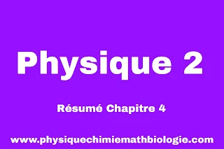 Résumé de Chapitre 4 Physique 2 Electricité (L2-S2-ST) PDF