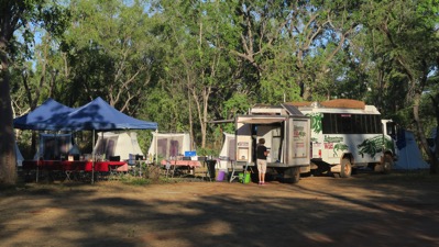 Tented Area Manning Gorge