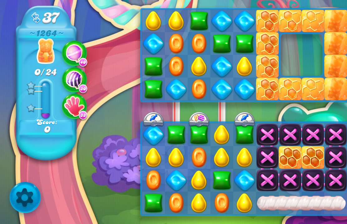 Candy Crush Soda Saga level 1264