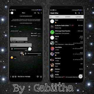 Night Mod Theme For YOWhatsApp & Fouad WhatsApp By Gabiitha