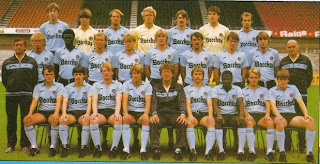 Fc Bruges Match Worn Shirts Club Brugge Match Worn Home Shirt 84 85 Luc Beyens