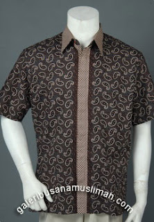 Baju Kemeja Batik Pria Modern Terbaru