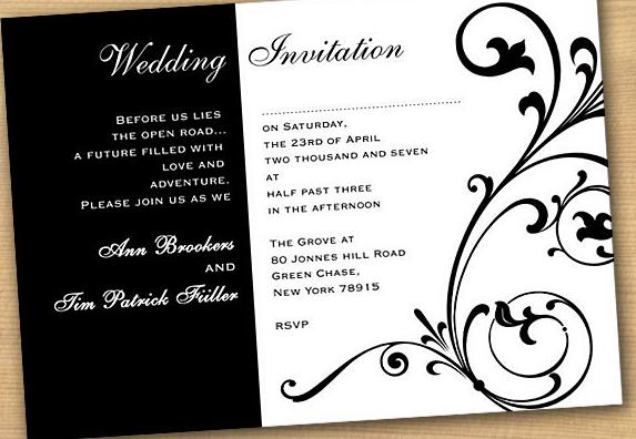 wedding invitation card designs