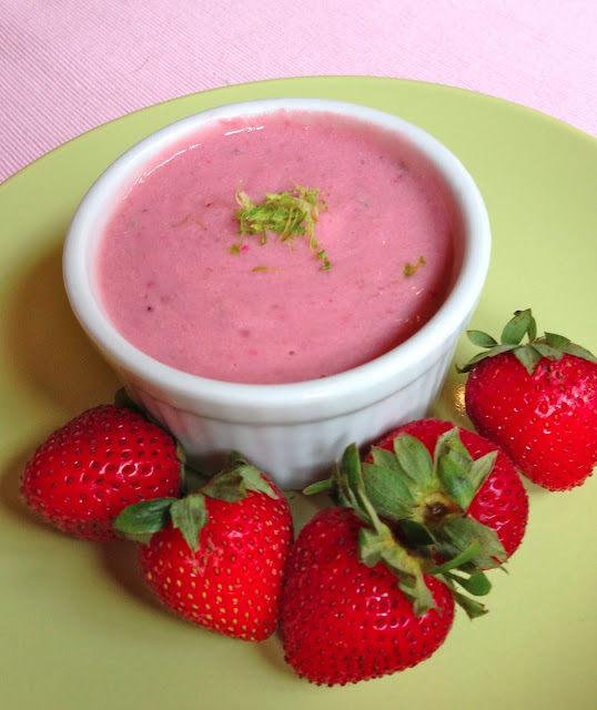 easy vegan strawberry pudding