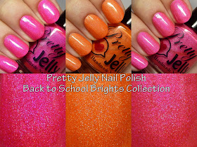 Pretty Jelly Nail Polish Back to School Brights Collection