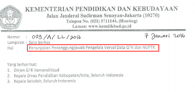 Cara Daftar Pengelola Verval GTK Dan NUPTK