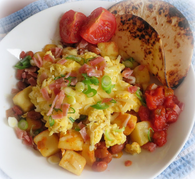 Scrambled Huevos Rancheros Bowls