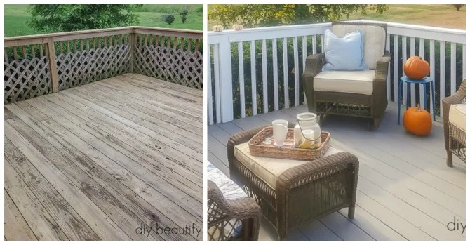 dingy deck before and after paint