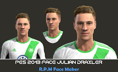 Pes 2013 Face Julian Draxler By R.P.M