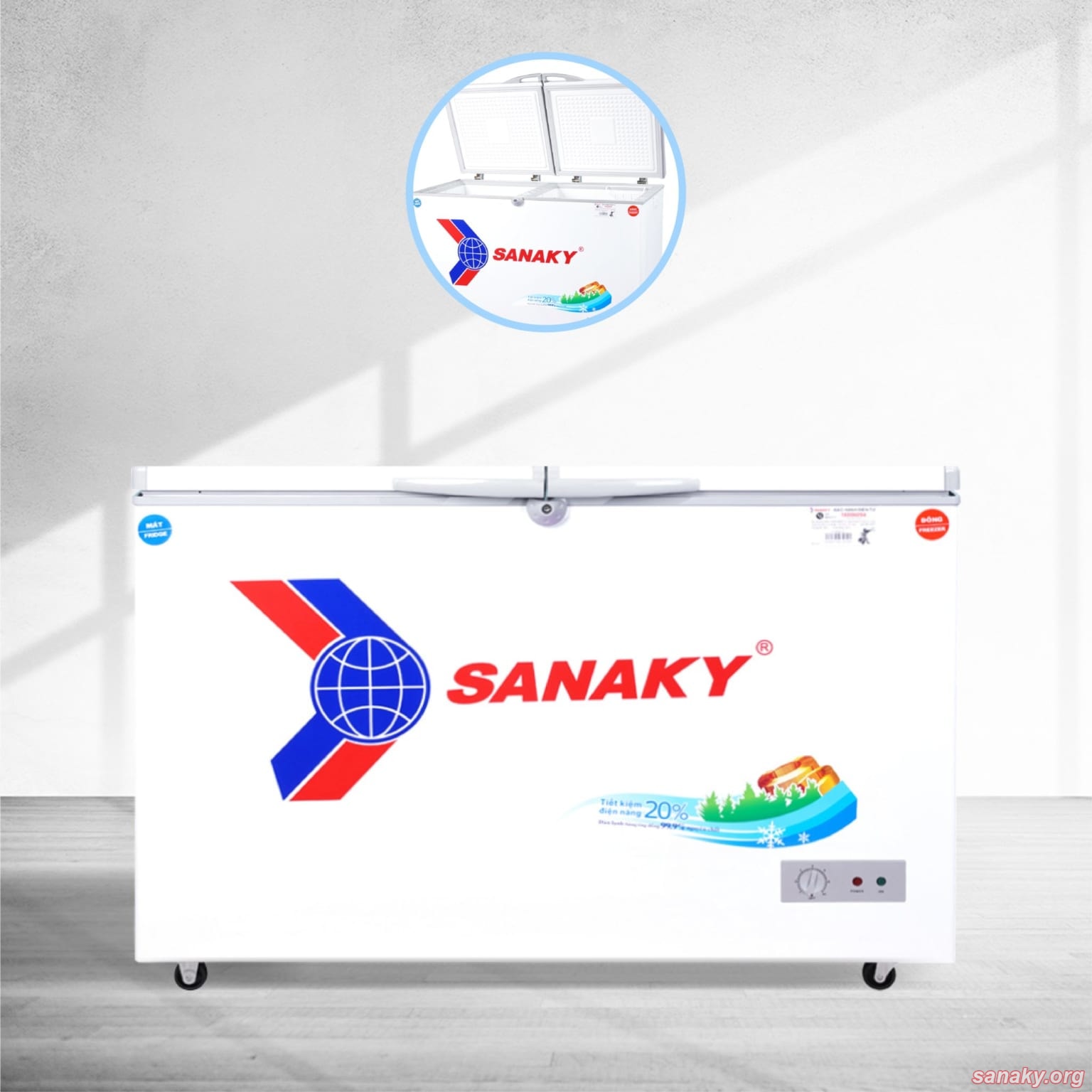 Tủ đông Sanaky 260 lít VH-3699W1N