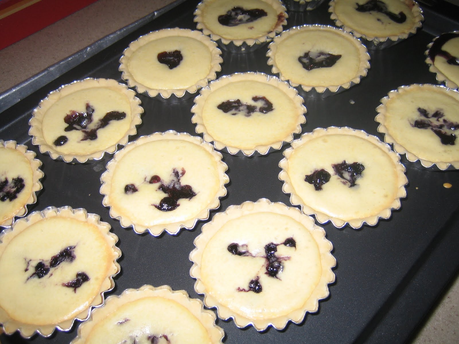 Diari kaklong: Blueberry cheese tart