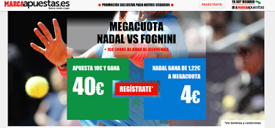 marca apuestas megacuota Nadal vs Fognini US Open 2015 4 septiembre