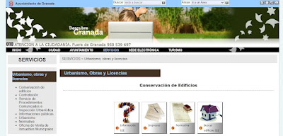 Web de conservación de edificios en Granada