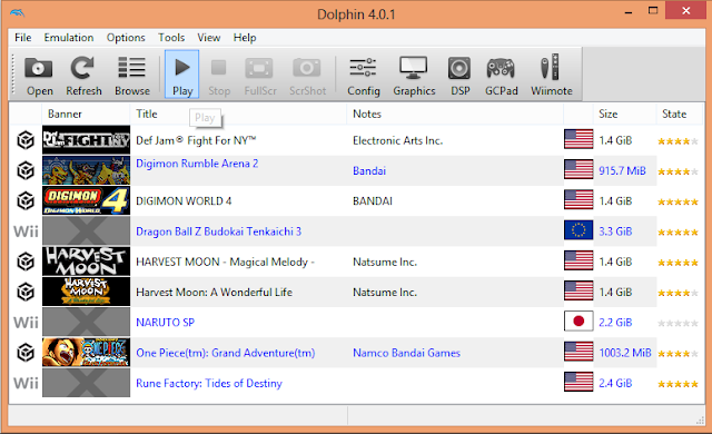Dolphin 4.0.1 Emulator
