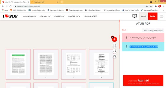 Cara Menyisipkan Halaman PDF ke PDF Secara Online