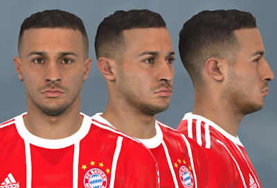 PES 2017 Faces Thiago Alcantara by WER Facemaker