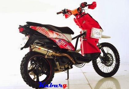  Modif Motor Matic Jadi Trail Modifikasi Motor 