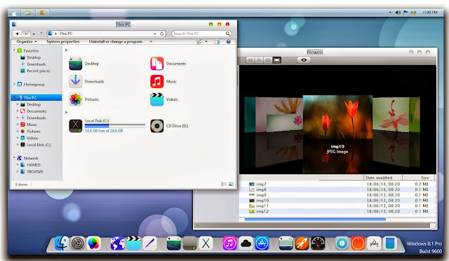 How to Convert your window 7 and window 8 into iOS 7
