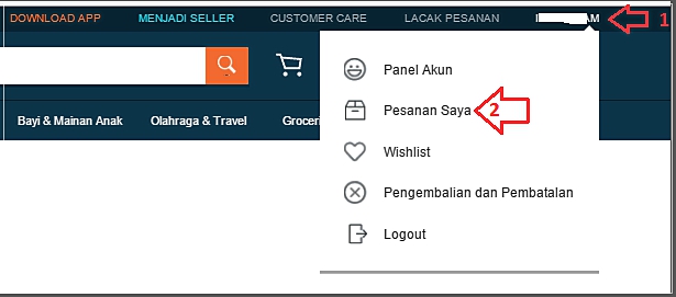 batalkan pesanan di Lazada