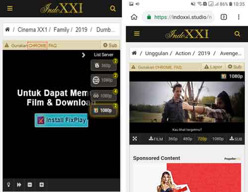 cara instal ekstensi chrome fixplay desktop di android