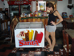 Sarita's first glimpse of her brand!