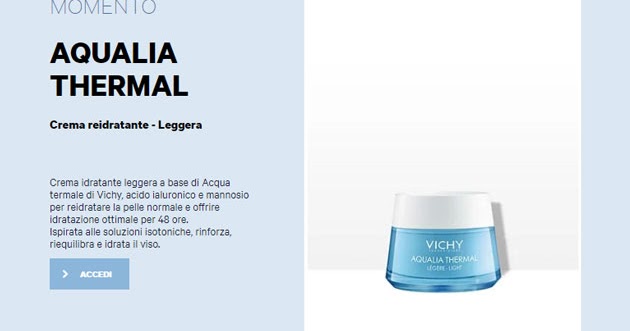 vichy idratante viso