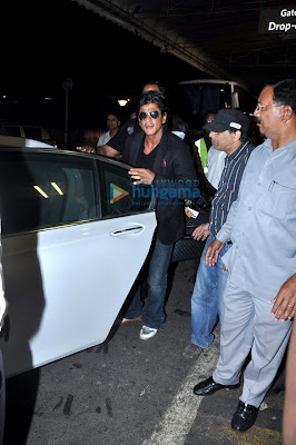 Shahrukh, Asin and others leave for TOIFA Awards - Day 4