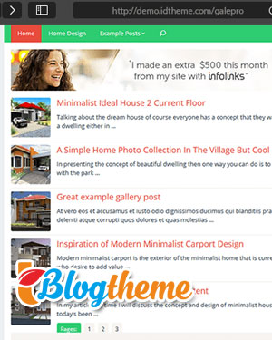 Wordpress Theme Galepro Idtheme