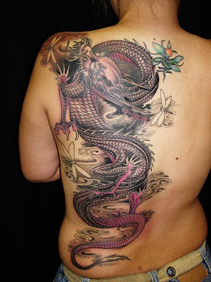 dragon art tattoo. dragon art back tattoo Dragon