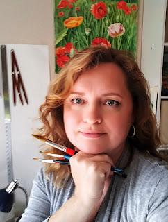 Watercolour Artist Irina Sztukowski In Her Art Studio