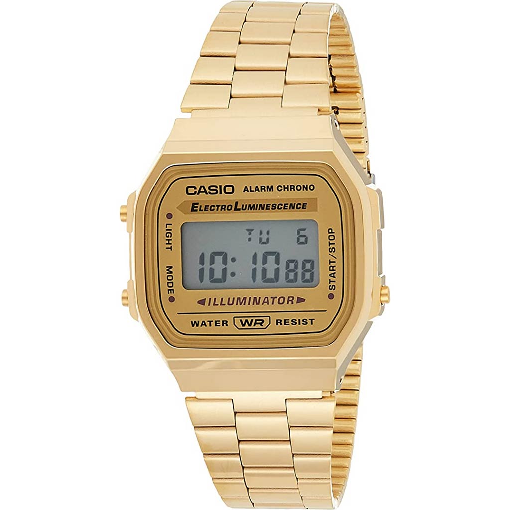 Casio Watch A168WG With Electro-Luminescent Panel...