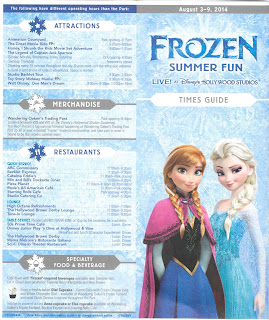 Frozen Summer Fun Times Guide Disney's Hollywood Studios