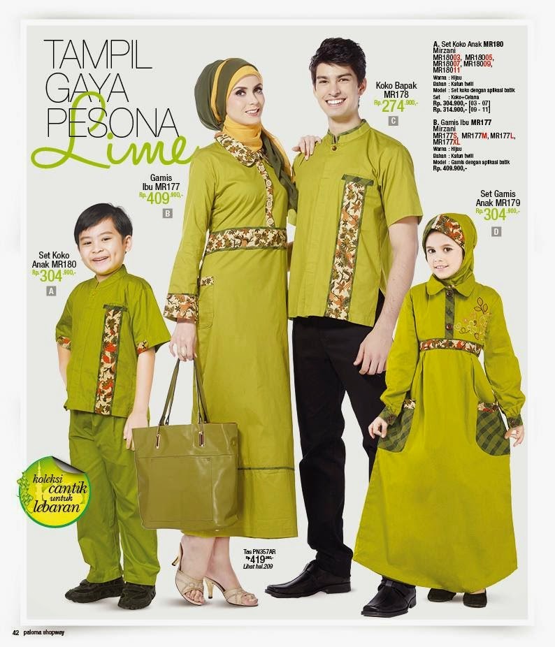 Baju Sarimbit Keluarga Muslim 2014  Cantik Berbaju Muslim