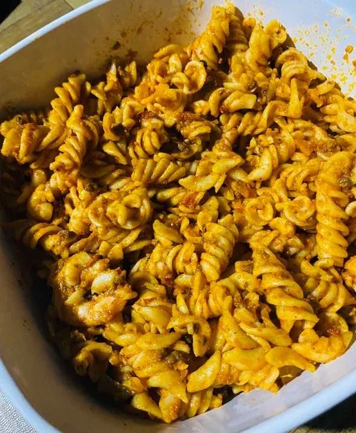 Shrimp Bolognese Pasta
