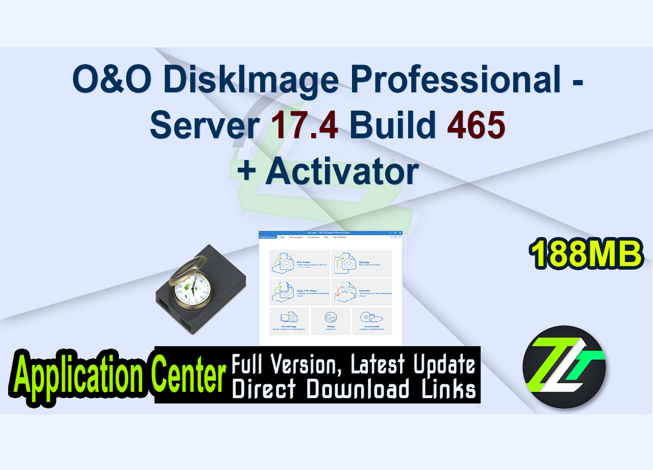 O&O DiskImage Professional – Server 17.4 Build 465 + Activator
