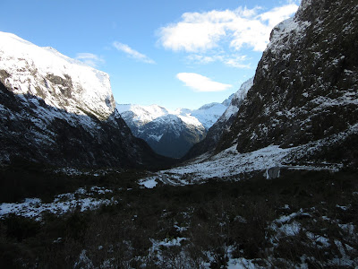 Paso de montaña. Parque Nacional Fiordland, Nueva Zelanda