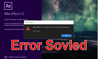 After Effects Startup Error 23::46 - [SOLVED]