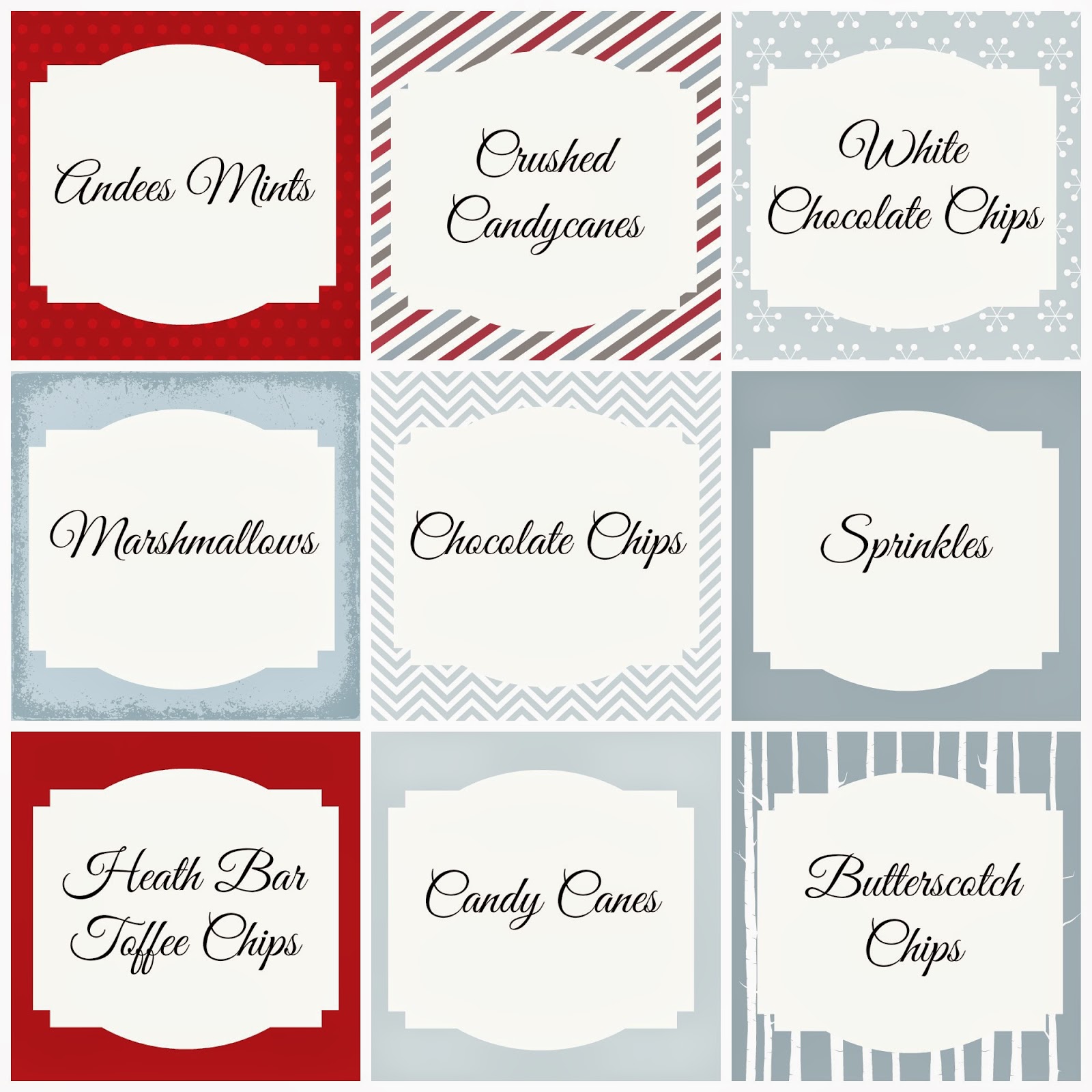 hot chocolate bar free printables written by emilee